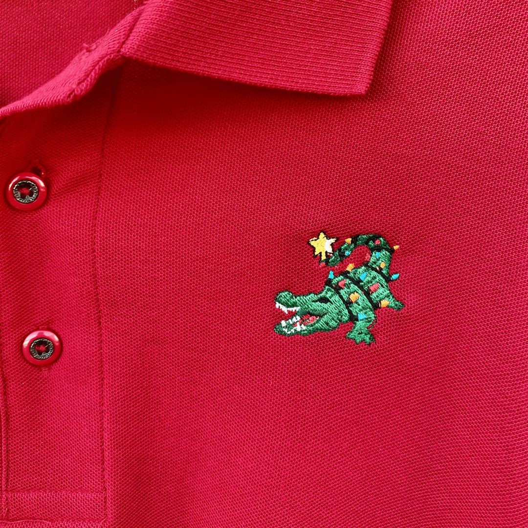 polo shirt with little alligator