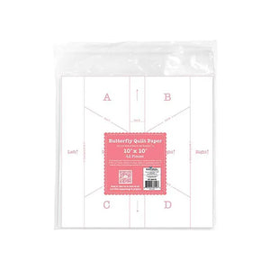 10" Butterfly Quilt Paper Lori Holt of Bee in My Bonnet - Gitche Gumee Quilt House