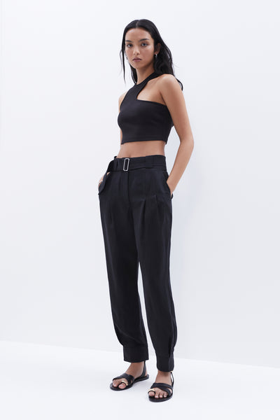 Belted Tailored Pant | Unison Label