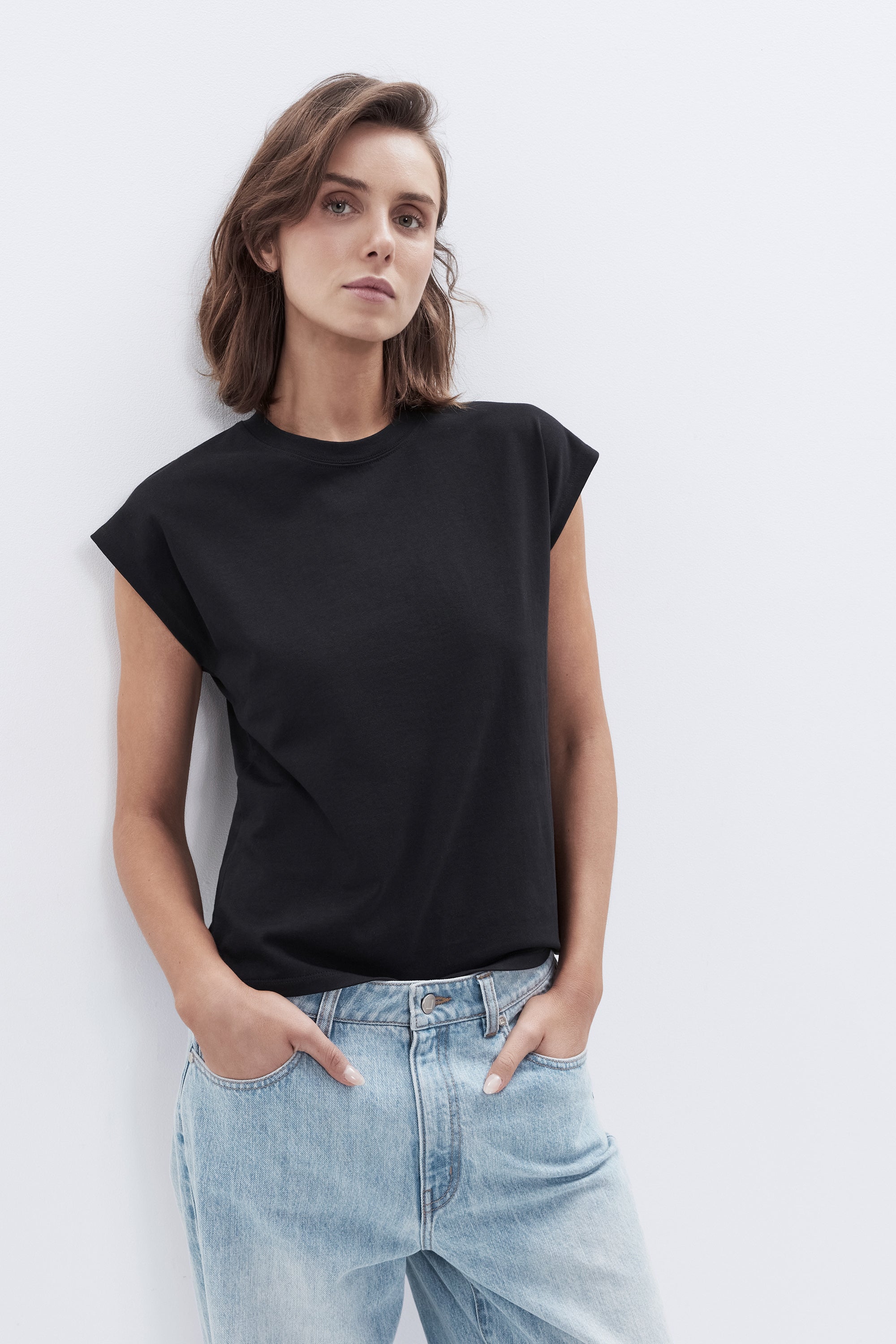Aus Cotton Sleeveless Tee
