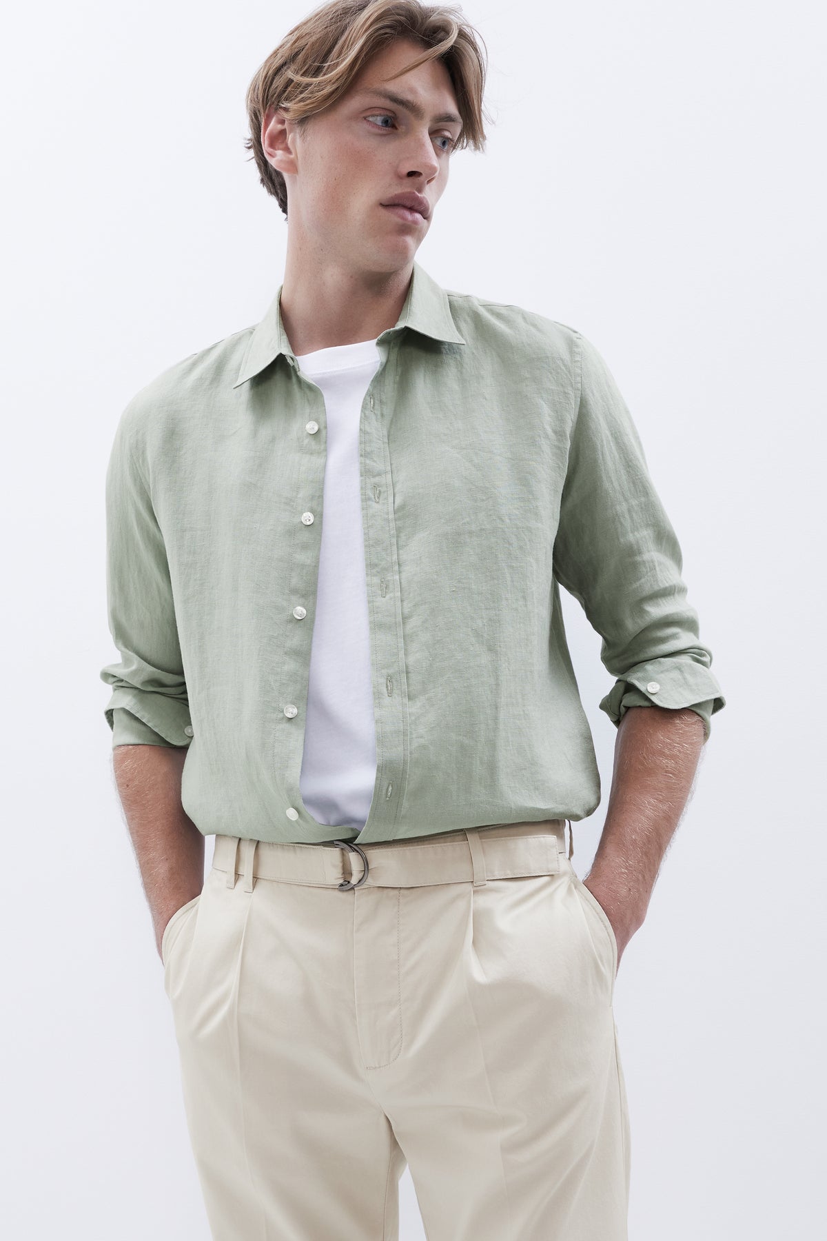 Linen Regular Fit Shirt | Unison Label