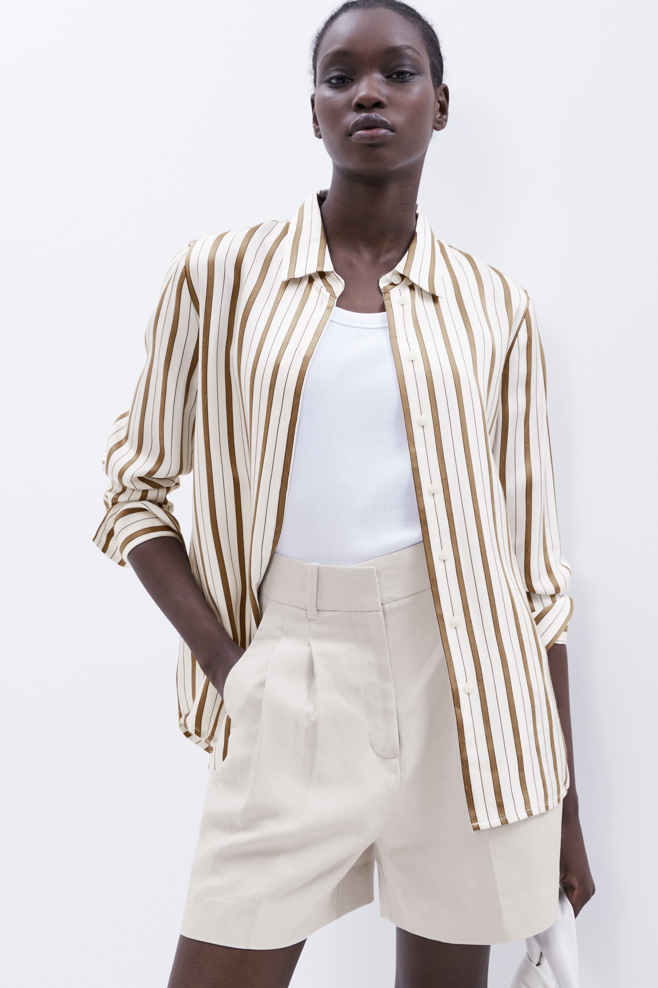 Relaxed Stripe Shirt | Unison Label