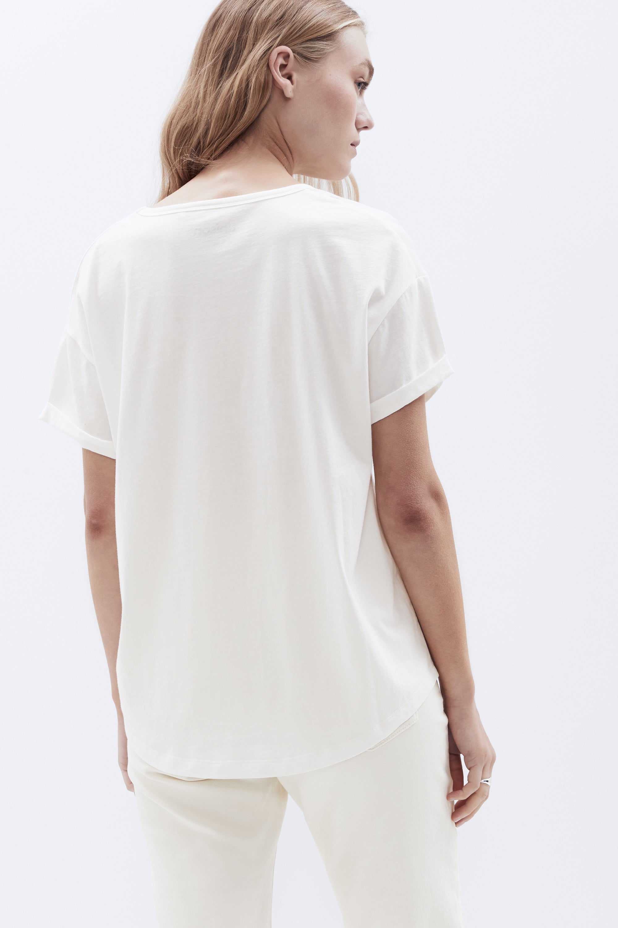 The Classic Dipped Hem Tee