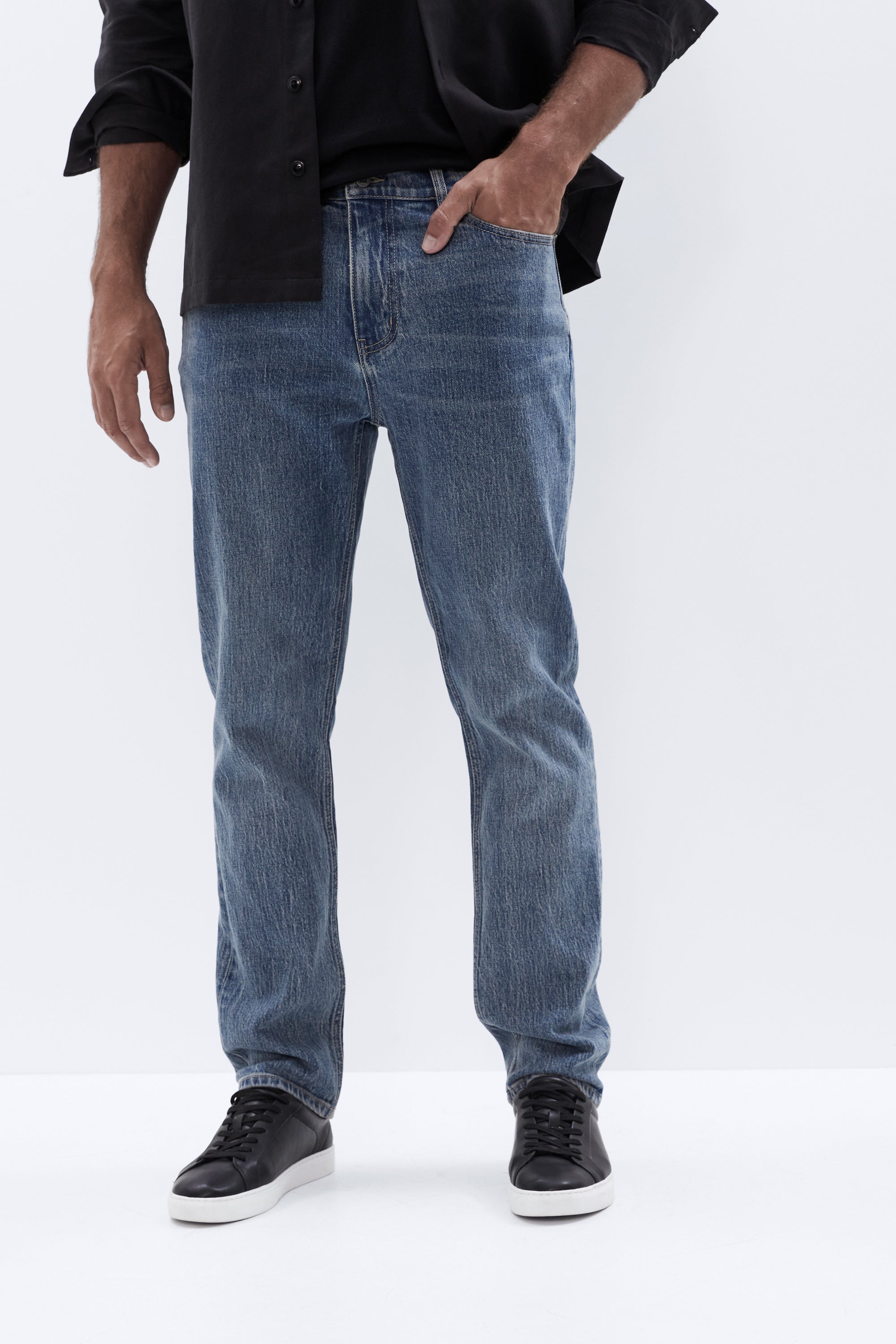 IDEALSANXUN Men’s Elastic Waist Jeans/Twill Casual Pants : :  Clothing, Shoes & Accessories