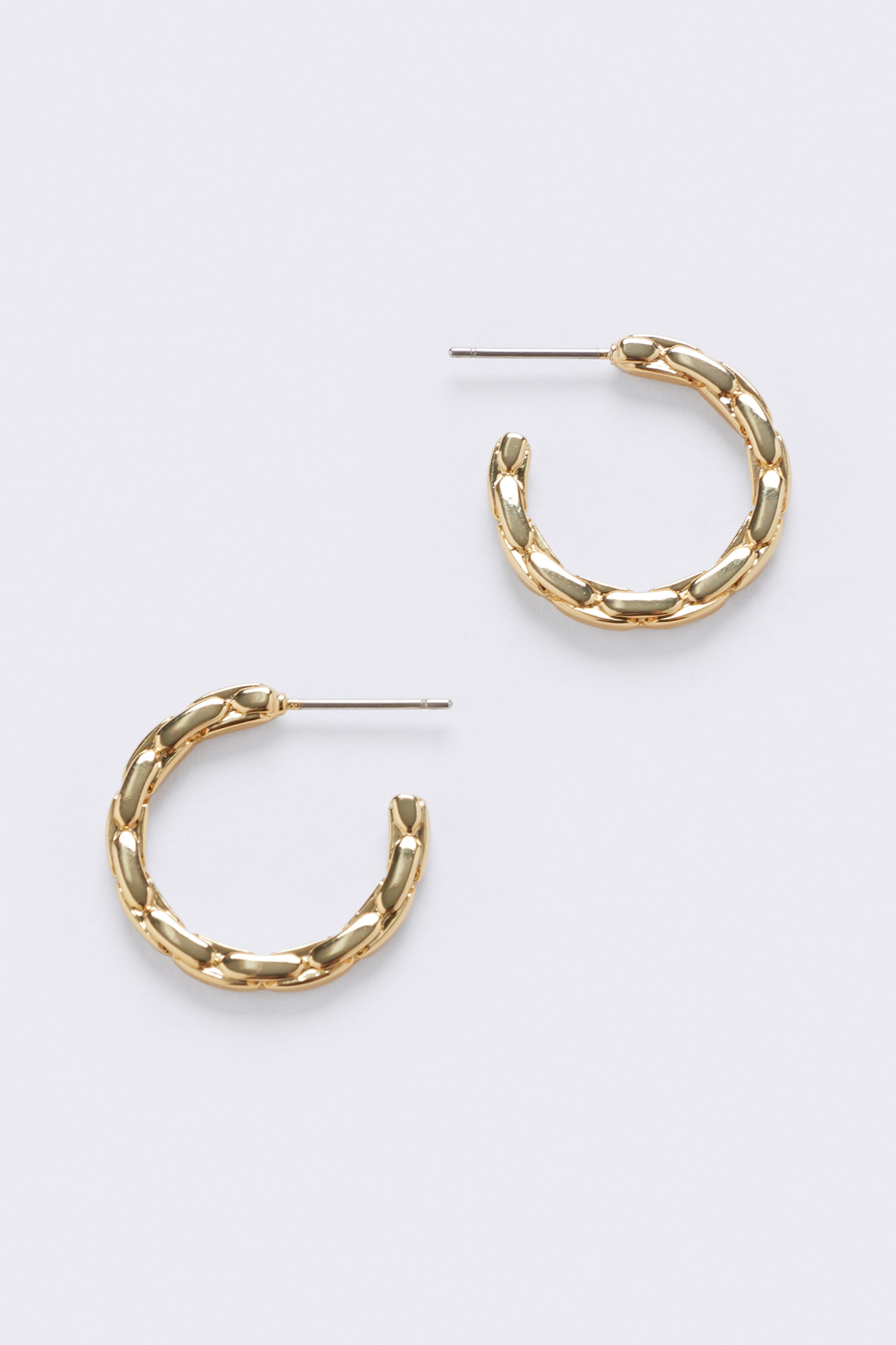 Lizzie Fine Link Hoops