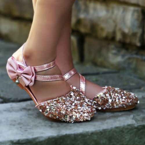 rose-gold slipper shoes