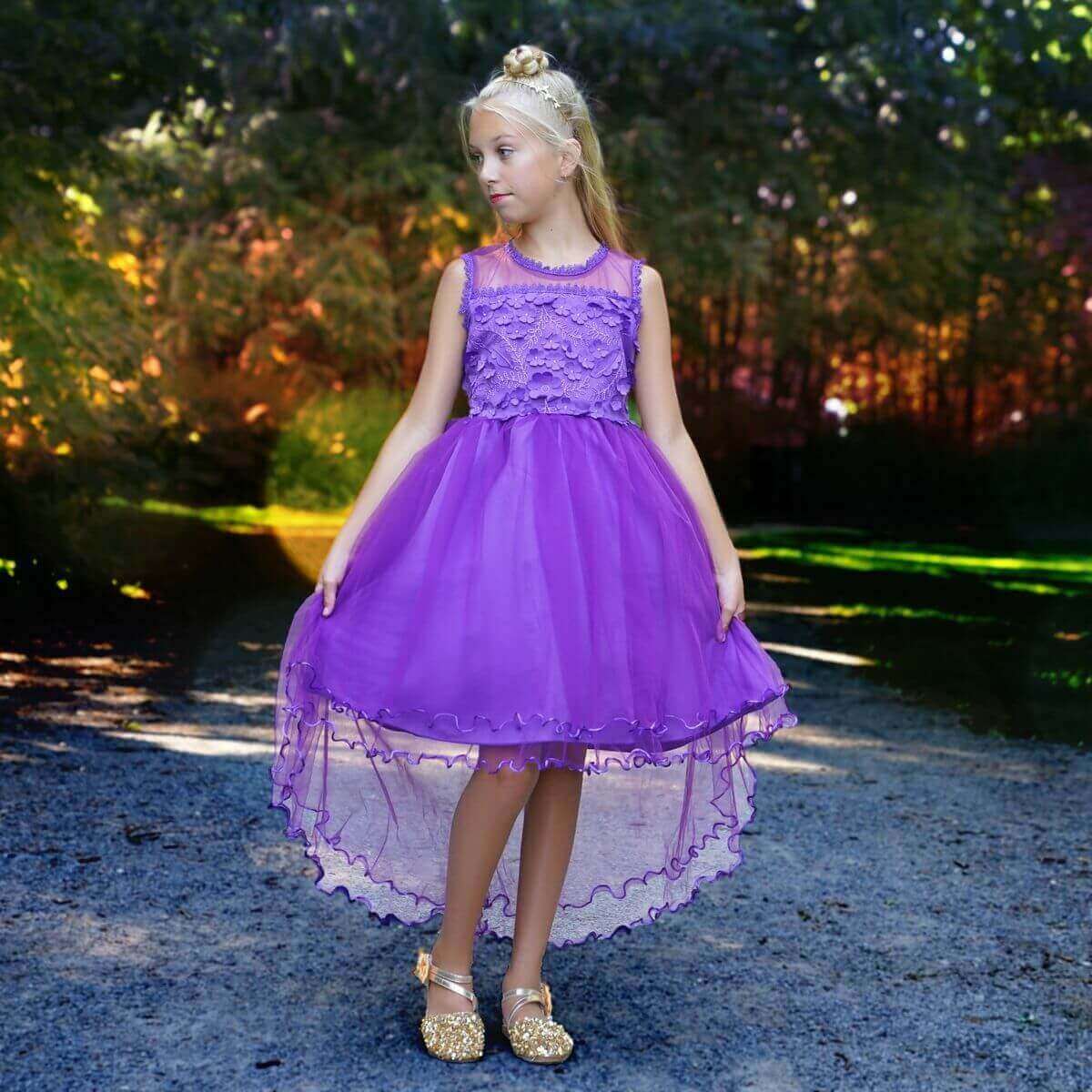 Freya dress in purple