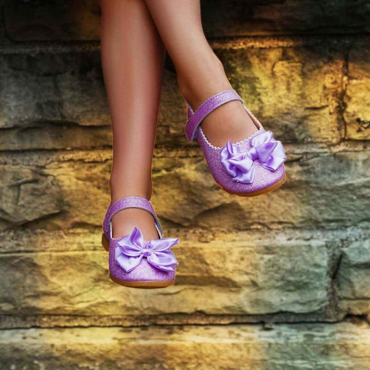 Julie shoes in lavende