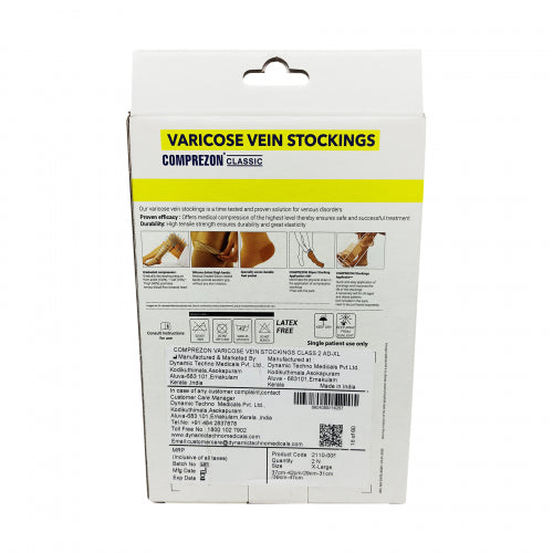 Buy Comprezon Varicose Vein Stockings Class 2 AD (Below Knee) X