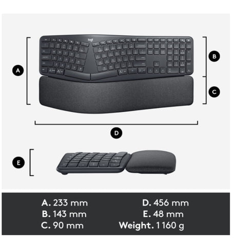 logitech keyboard ergo k860