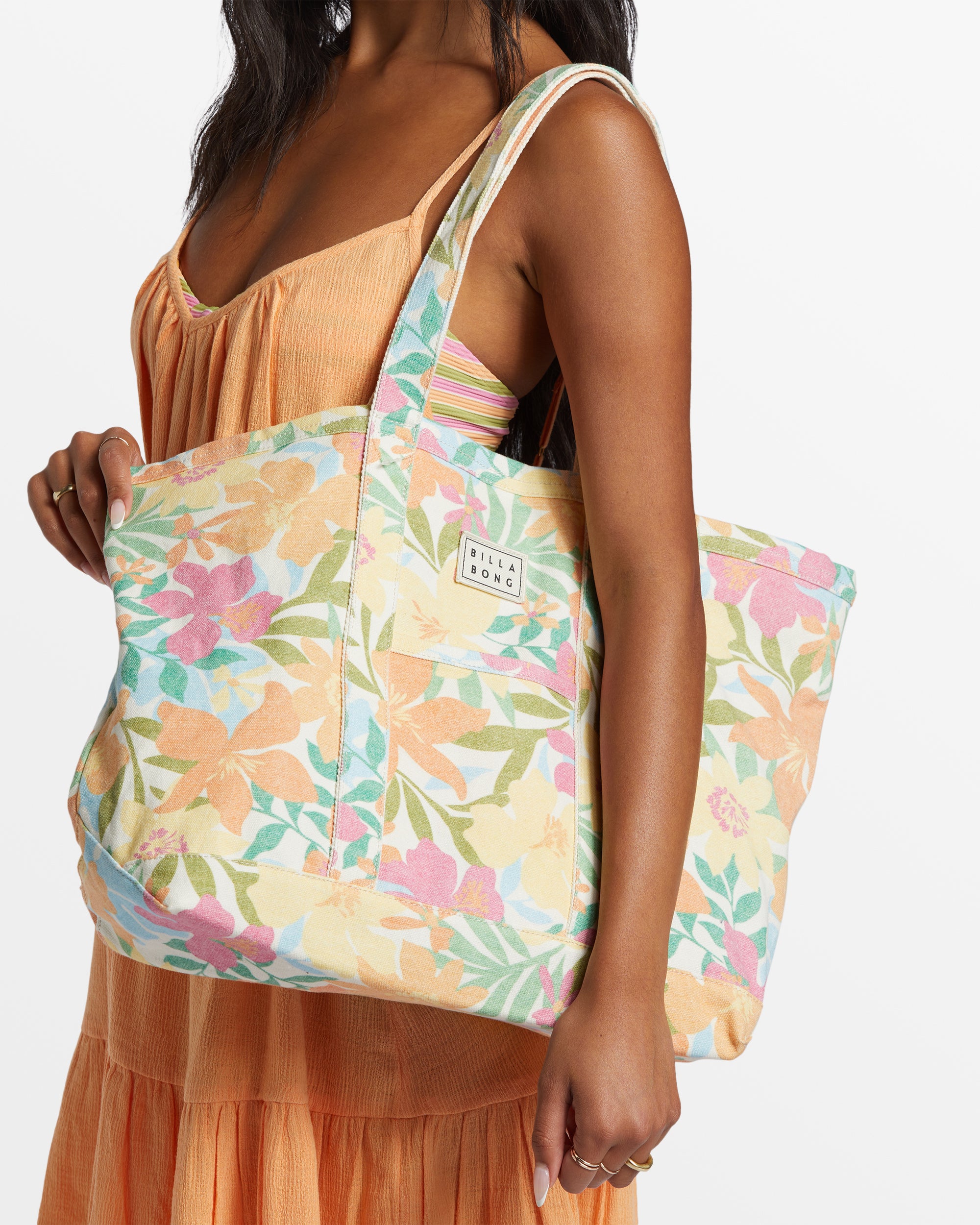 All Day Beach Tote Beach Bag - Tropical Green