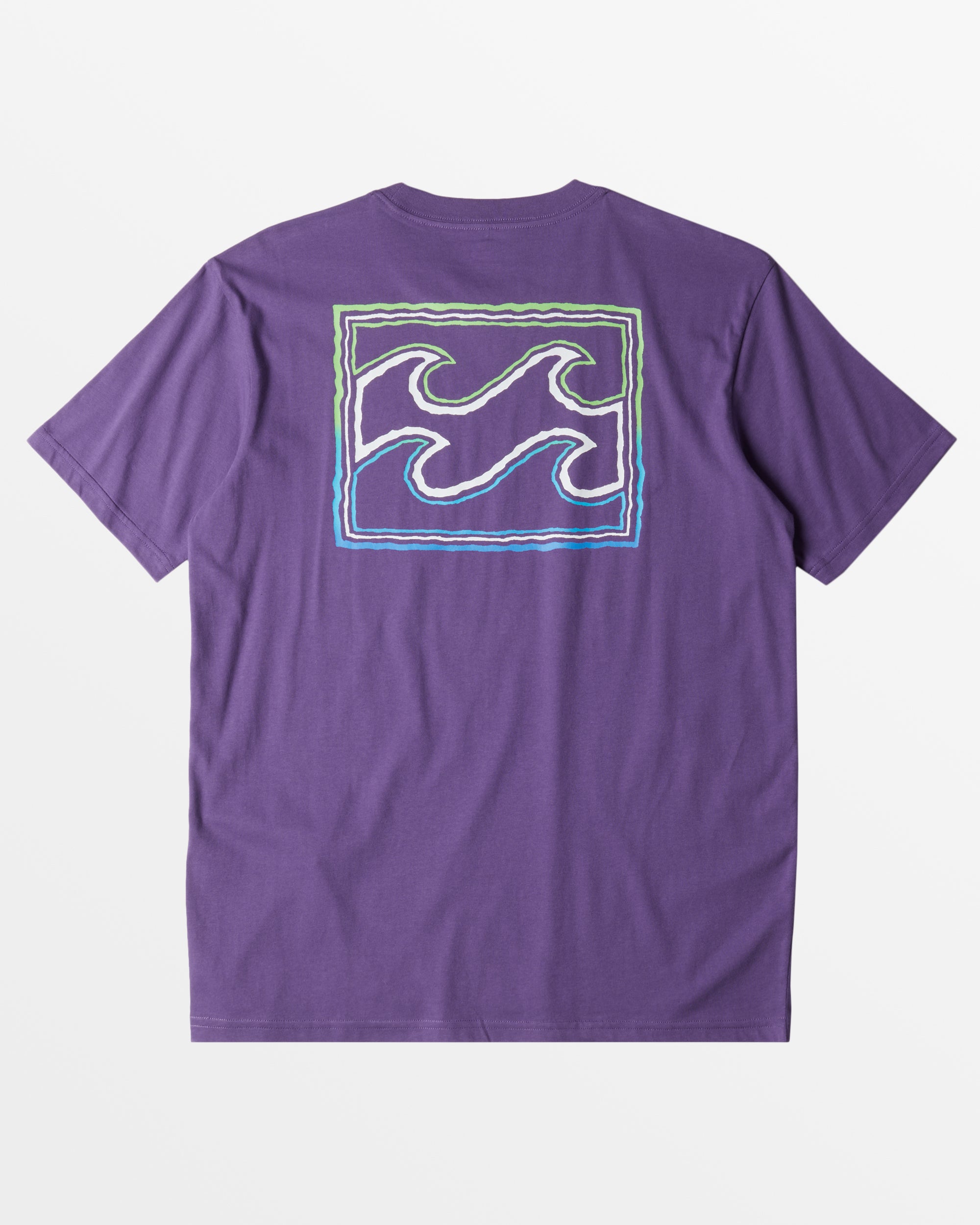 Crayon Wave T-Shirt - Deep Plum
