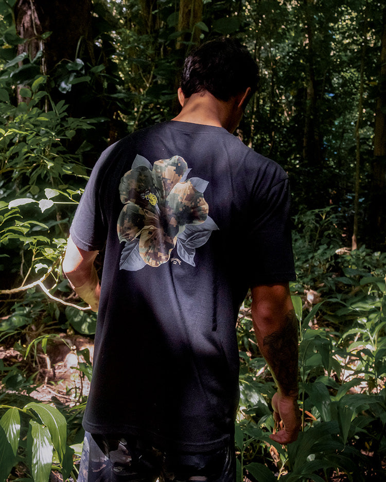 Pupukea Camo Short Sleeve T-Shirt - Black