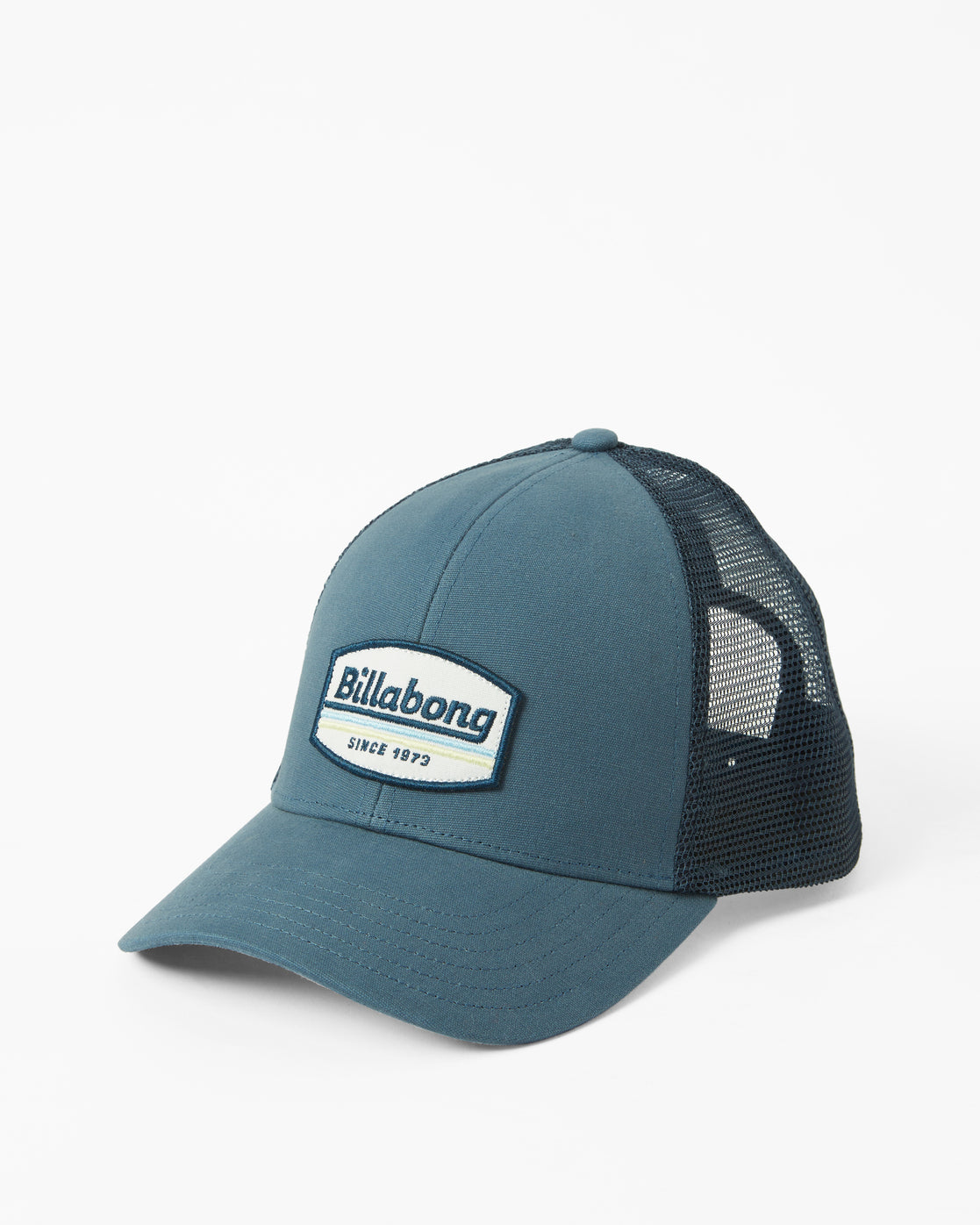 Boy's Walled Trucker Hat - Washed Blue