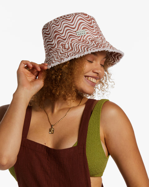 Corals Wide Brim Bucket Hat - Black Multi – Billabong