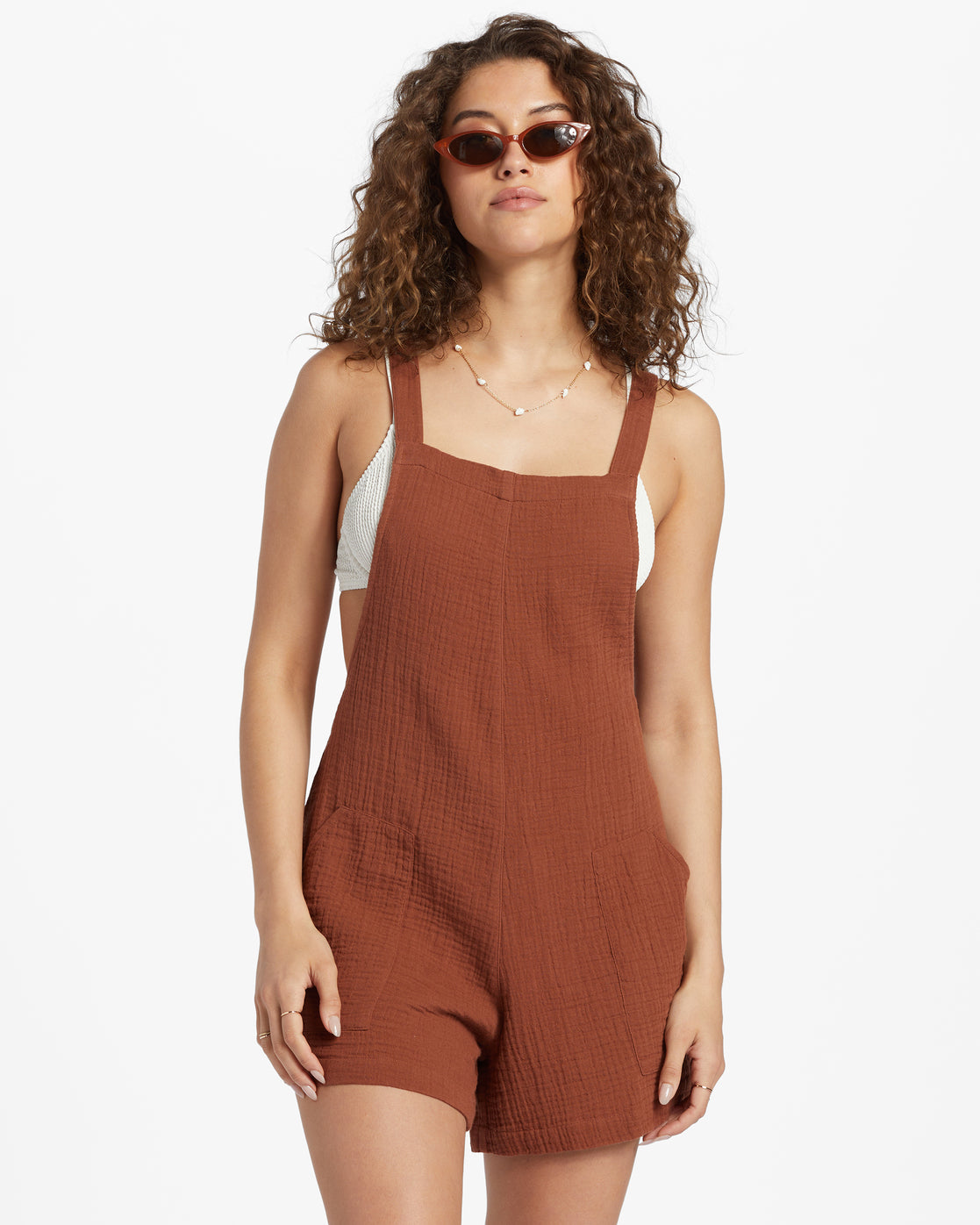 Beach Crush Romper - Toasted Coconut