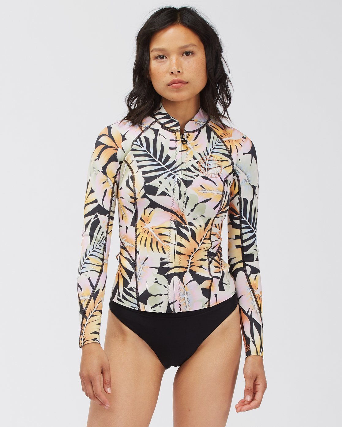 1Mm Peeky Wetsuit Jacket - Paradise Black