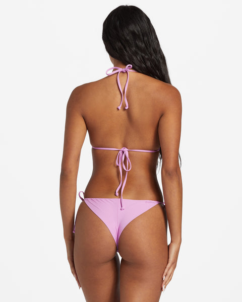 Lilac Bikini Bottom Stretchy Cheeky Bum High Leg Surf Sustainable 