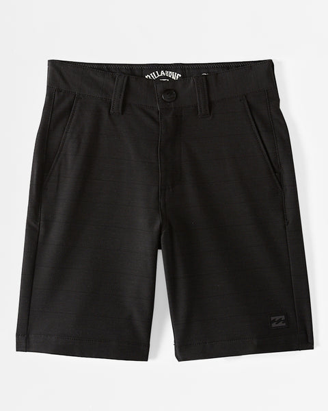 Boy's 2-7 Crossfire Elastic Waist Elastic Waist Shorts - Black 