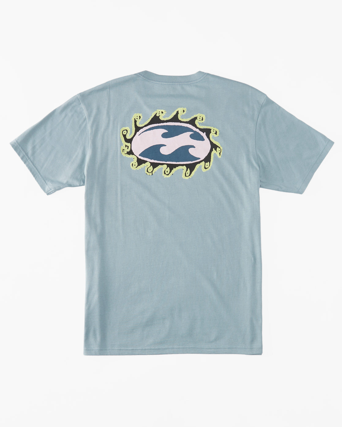 Boys (2-7) Crayon Wave T-Shirt - Washed Blue