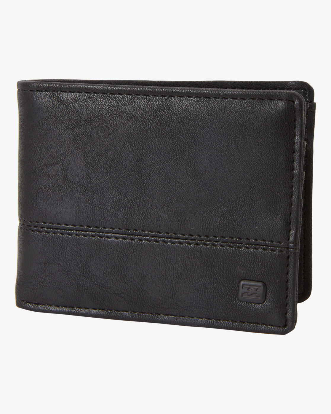 Dimension Faux Leather Bi-Fold Wallet - Black Charcoal – Billabong