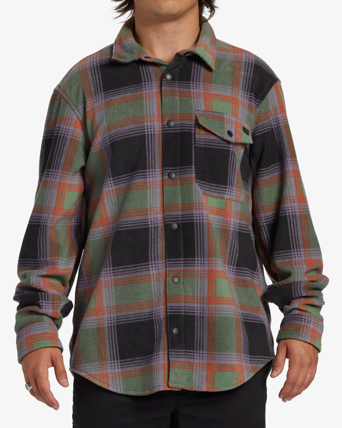 A/Div Furnace Flannel Shirt - Grey Violet