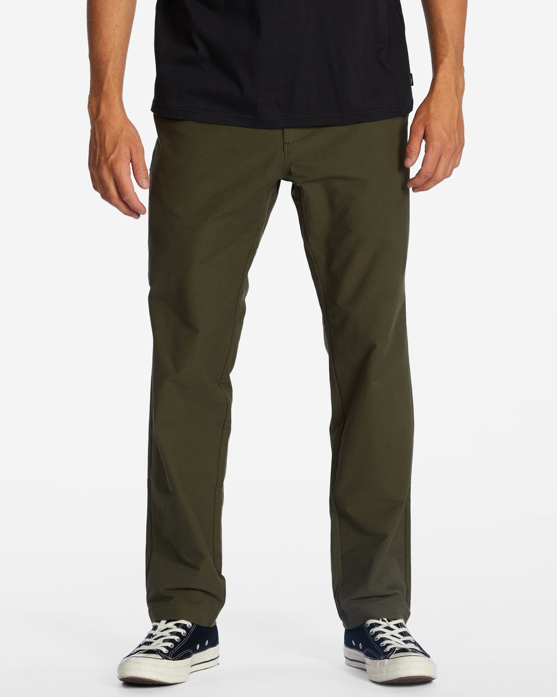 A/Div Surftrek Plus Organic Elastic Waist Pants - Dark Olive