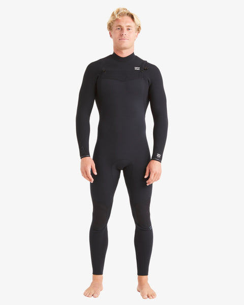3/2 Revolution Chest Zip Full Wetsuit - Black – Billabong.com