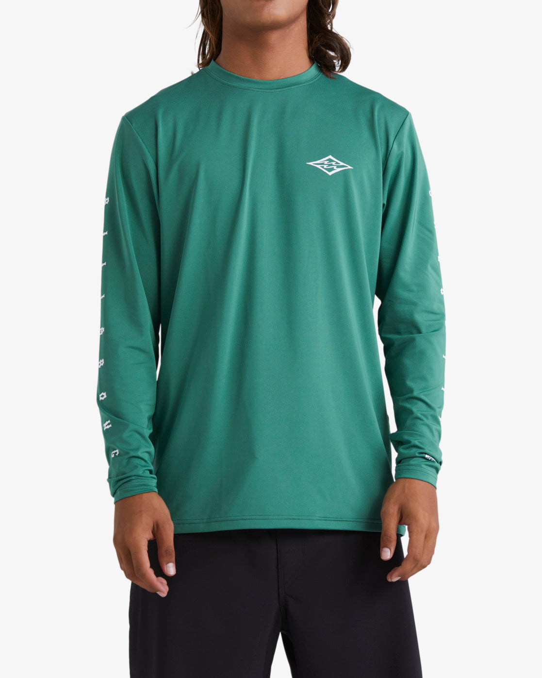 Unity Loose Fit Long Sleeve Surf Tee - Billiard