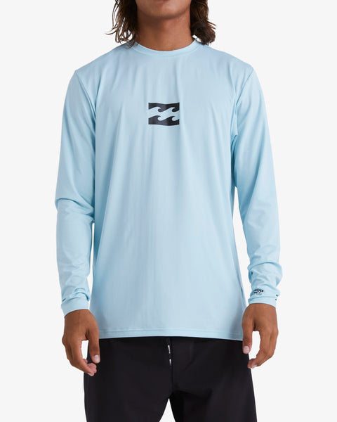 Unity Loose Fit Long Sleeve Surf Tee - Smoke Blue Heather – Billabong