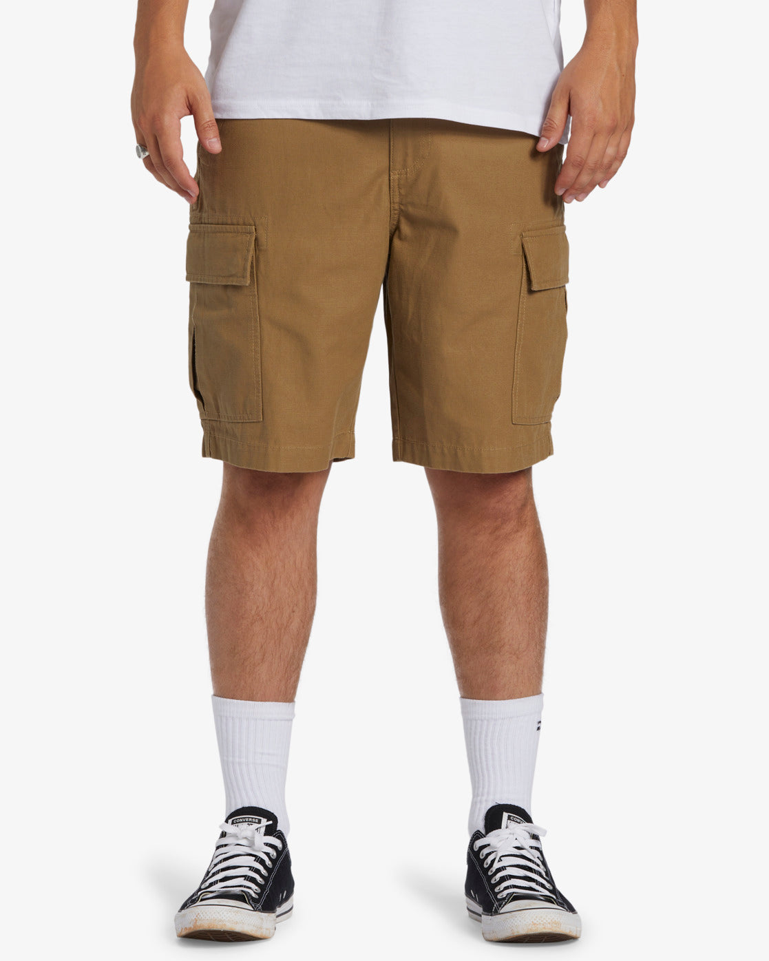 Combat Cargo Shorts - Light Khaki