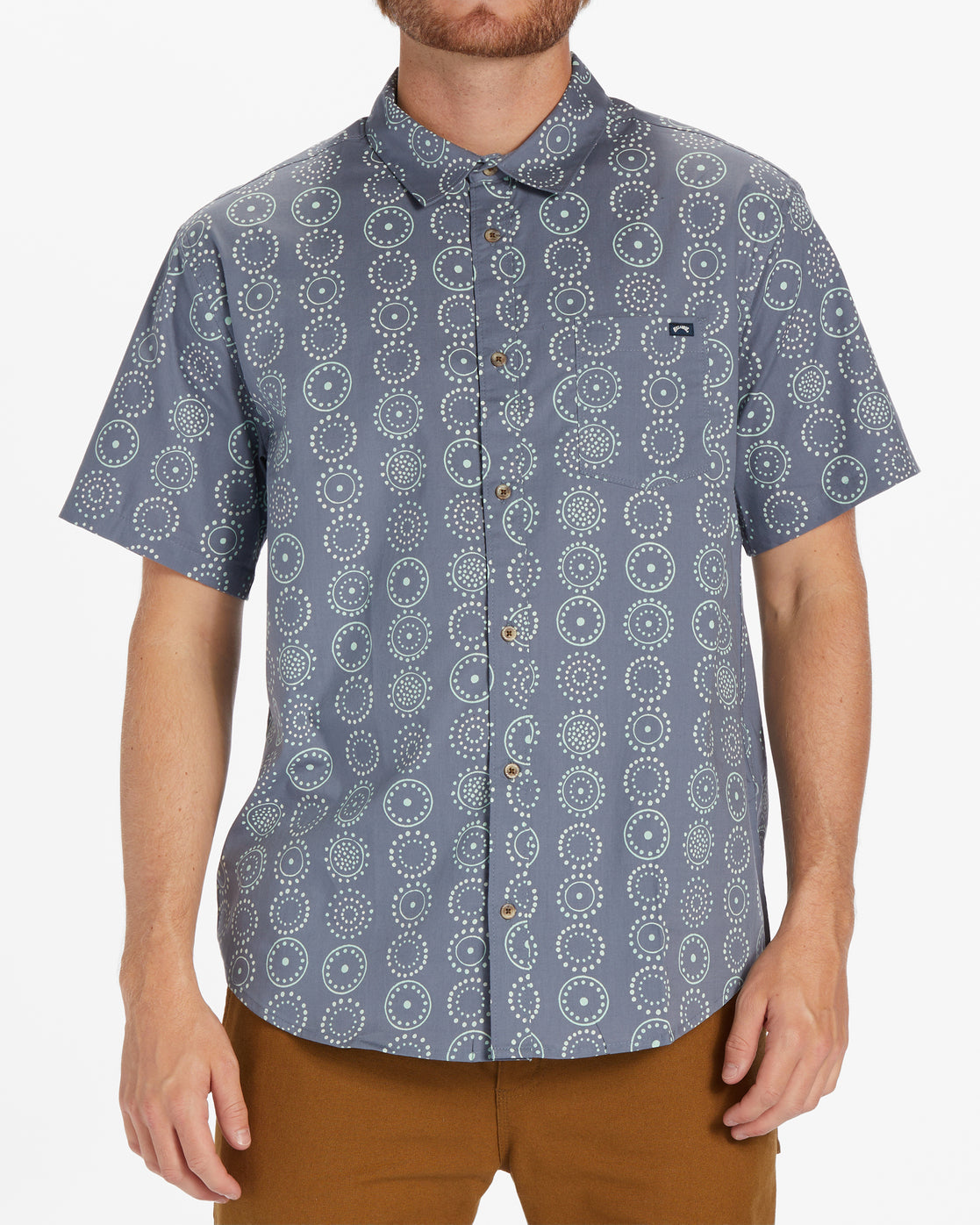 Sundays Mini Short Sleeve Shirt - Blue Haze