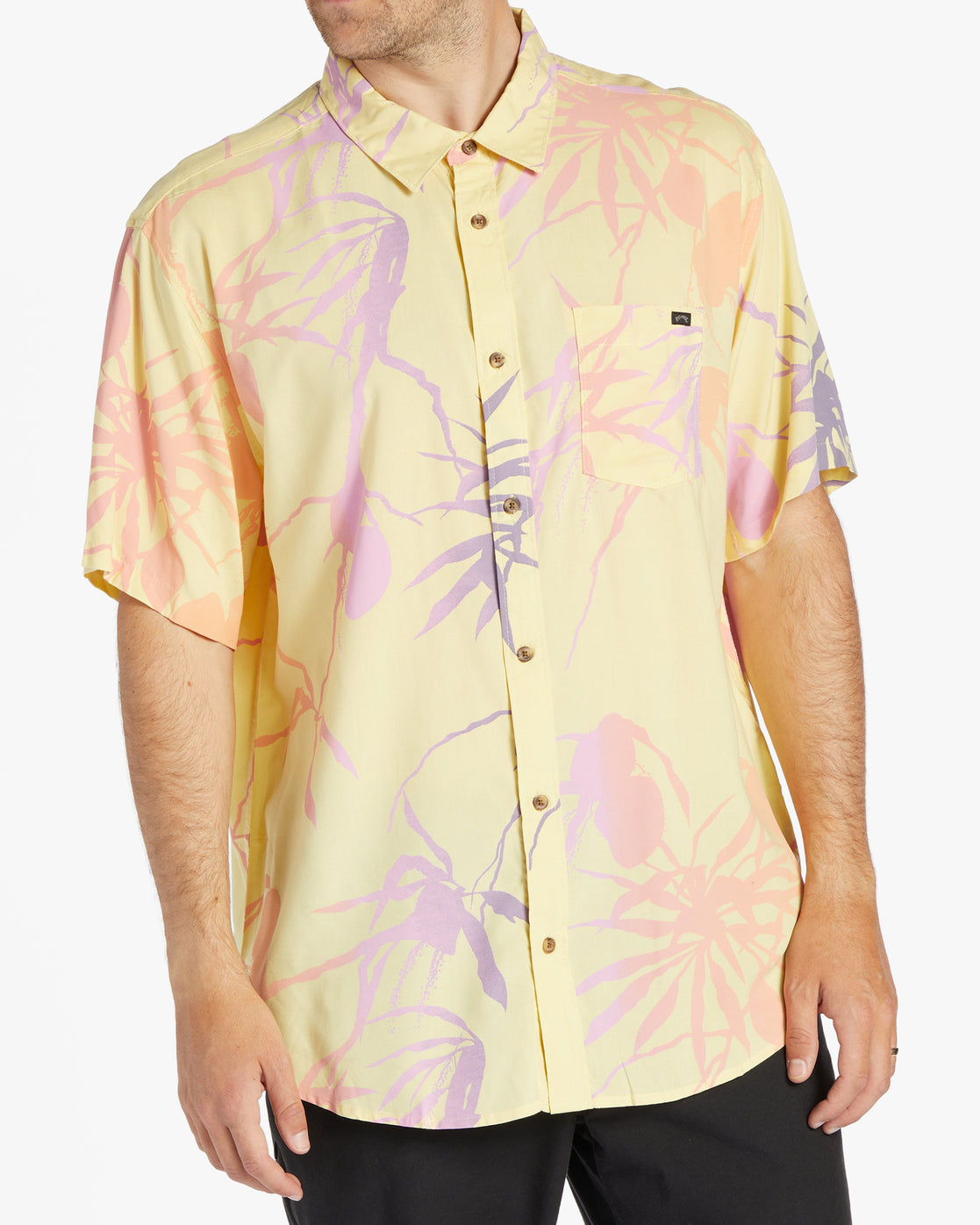 Sundays Short Sleeve Shirt - Lemon