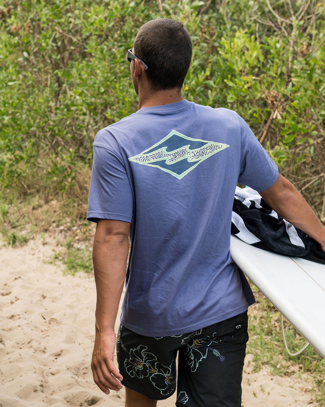 Camiseta Billabong Tienda En Linea - Brainwave Pocket Hombre Verde Oliva