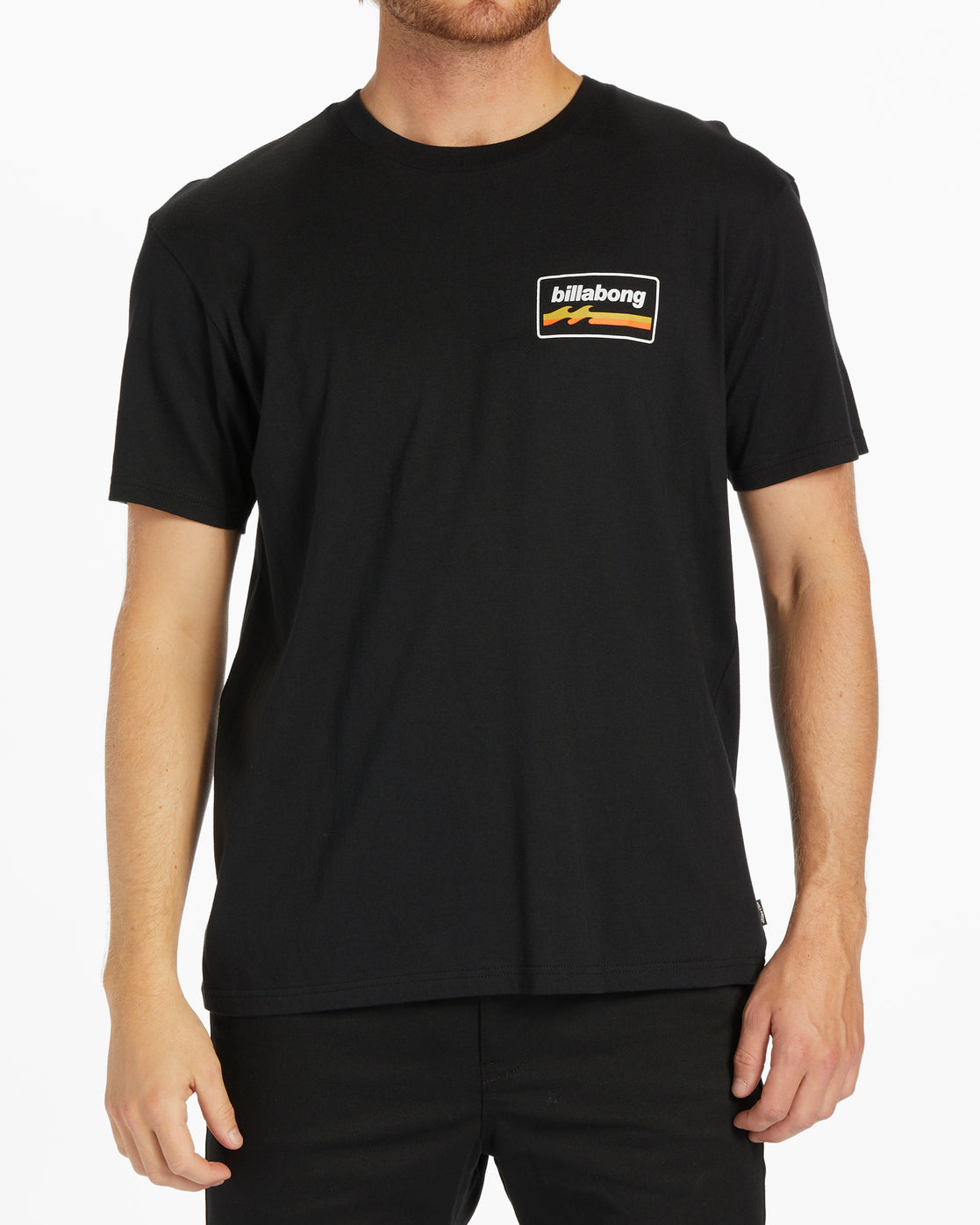 Walled Short Sleeve T-Shirt - Black