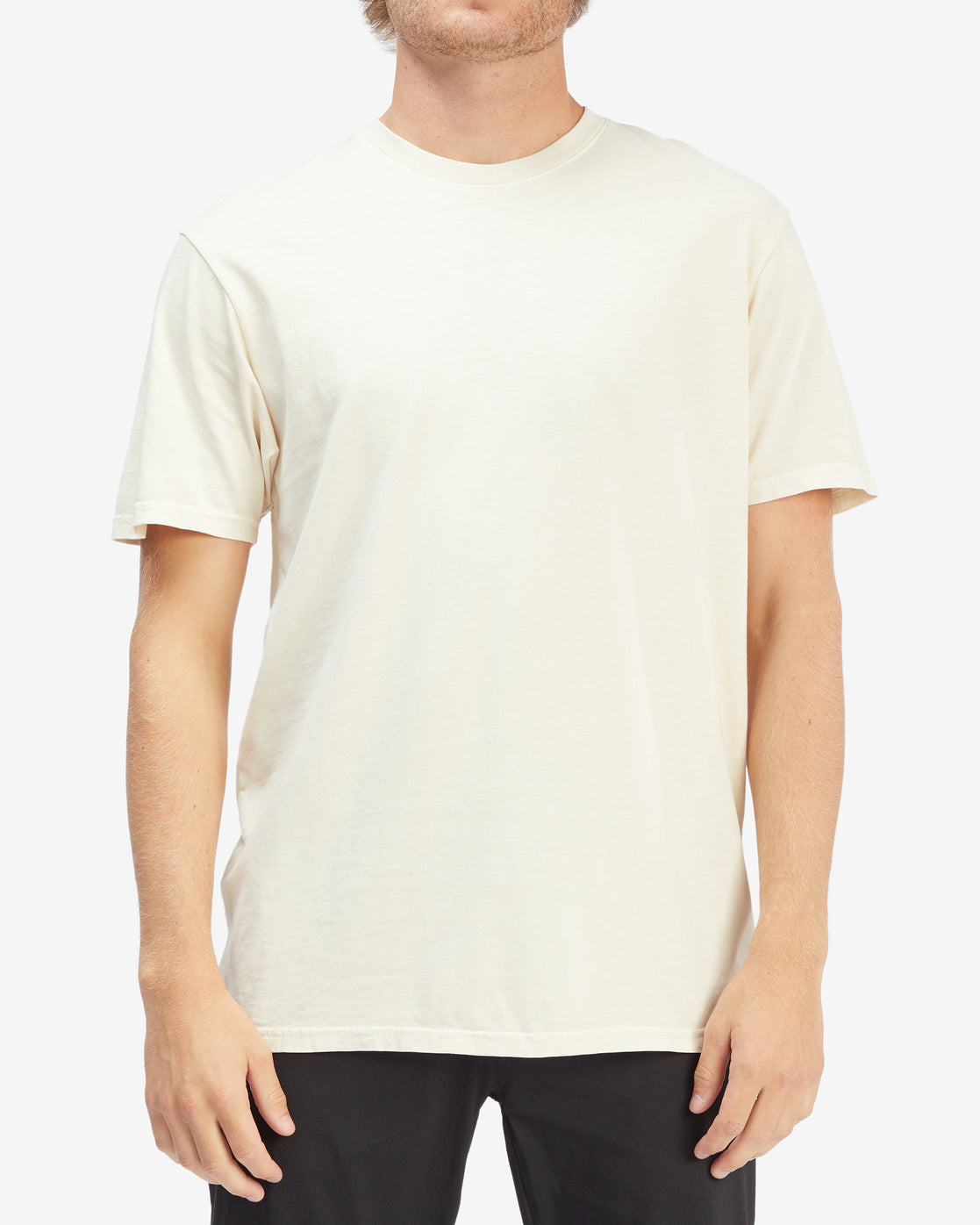 Essential Wave Washed Short Sleeve T-Shirt - Bone