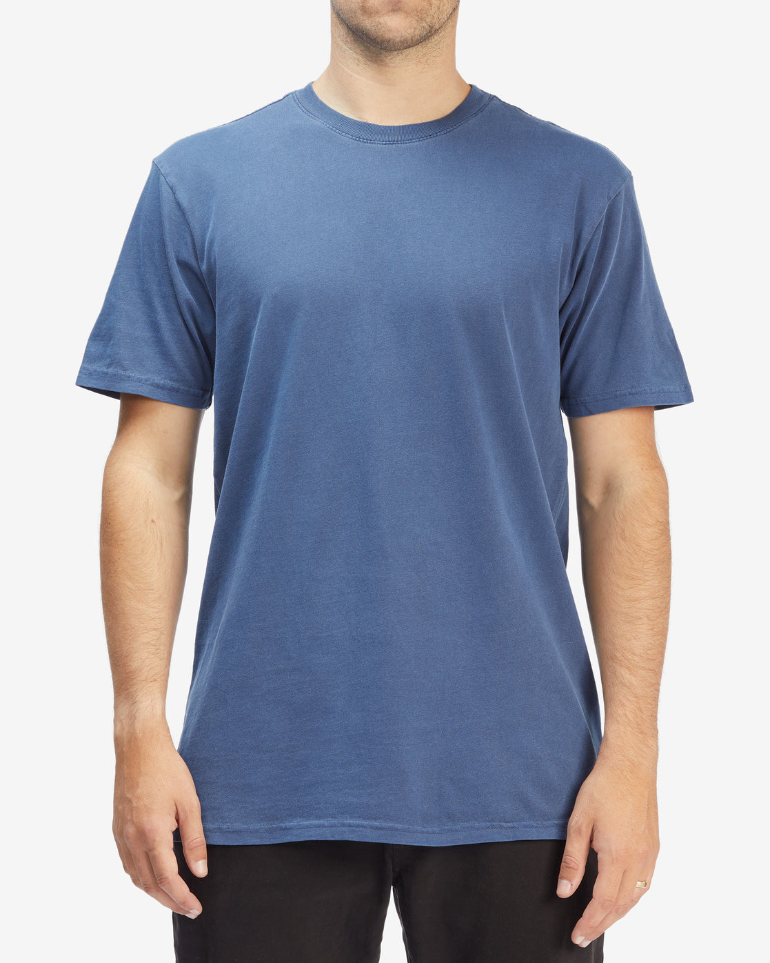 Plain Short Sleeve T-Shirt Carolina Blue - Billion Creation