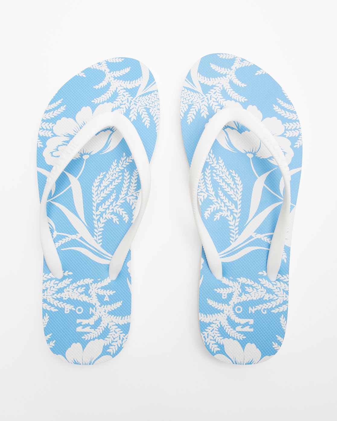 Dama Rubber Flip Flop Sandals - Bliss Blue