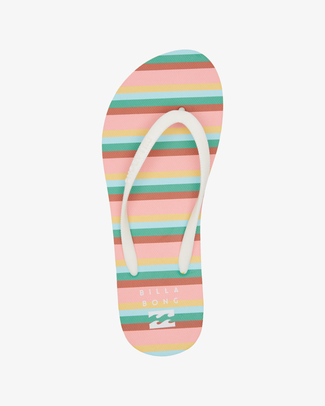 Dama Rubber Flip Flop Sandals - Coral Crush