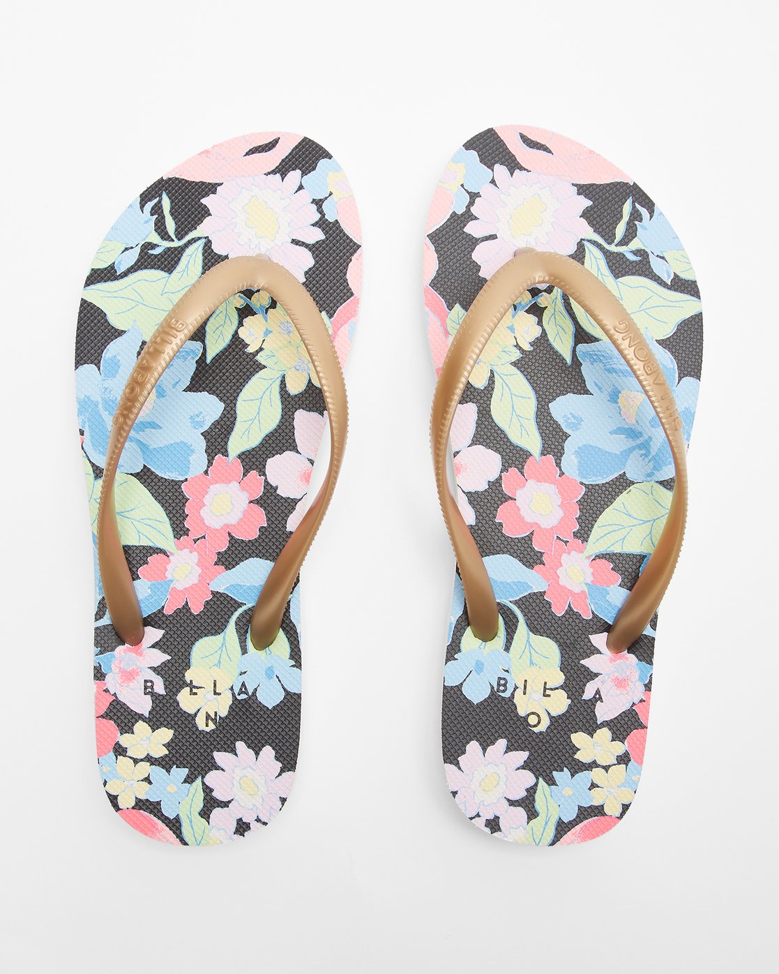 Dama Rubber Flip Flop Sandals - Coral Dream