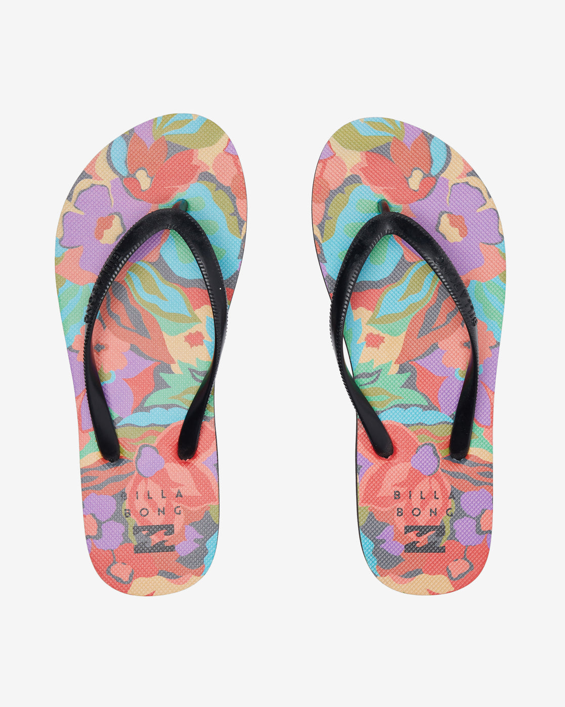 Dama Rubber Flip Flop Sandals - Bright Orchid