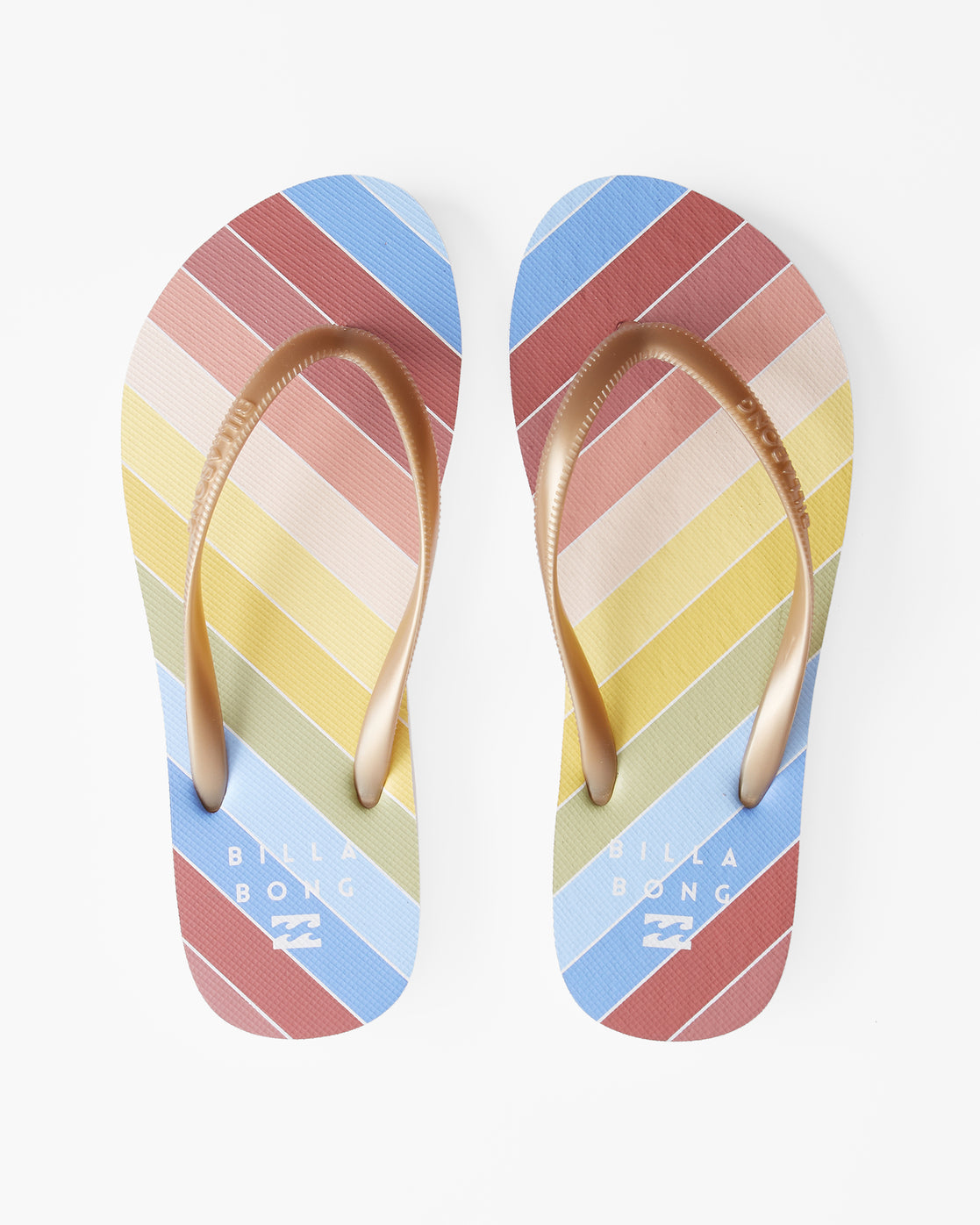 Dama Rubber Flip Flop Sandals - Bayou Blue