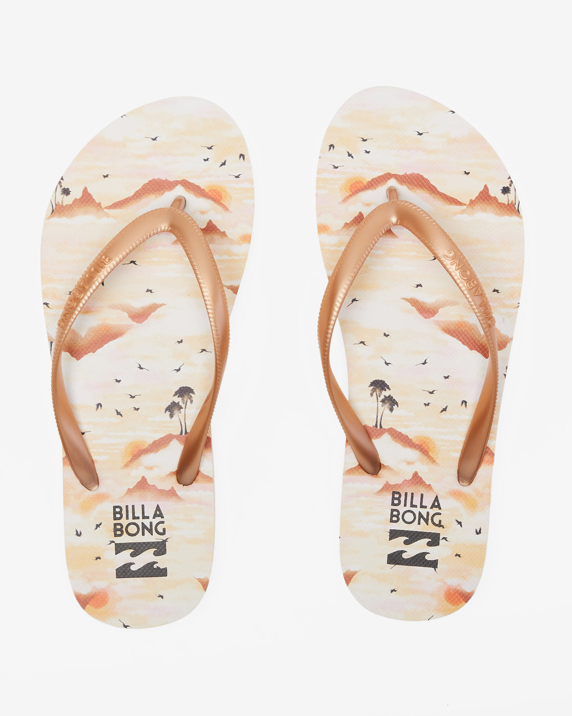 Dama Rubber Flip Flop Sandals - Buttermilk