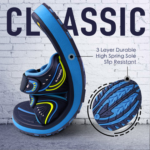 Durable classic flip-floops.  Slip resistant, flexible