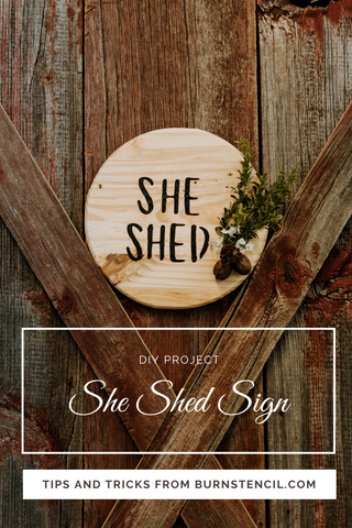 DIY She Shed Sign