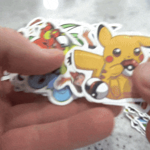 חבילת 50 מדבקות פוקימון לילדים