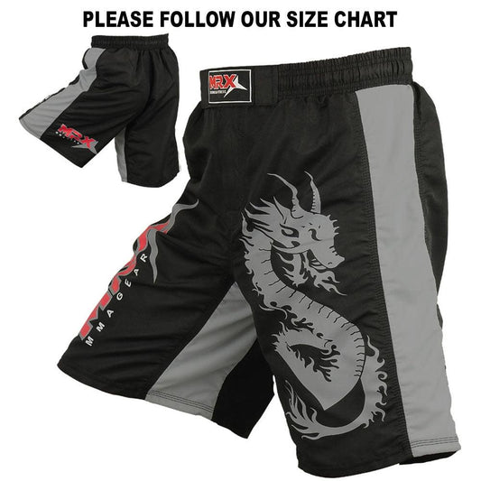 MRX MMA - Pantalones cortos de entrenamiento para hombre, UFC, ropa  elástica para kickboxing, Muay Thai Cage Fighting Short