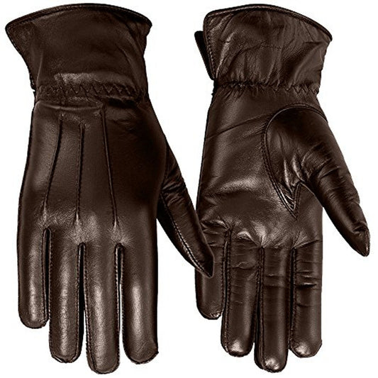 Ladies Warm Winter Dress And Work Gloves, Thermal Lining, Genuine Black  Leather – MRX Products
