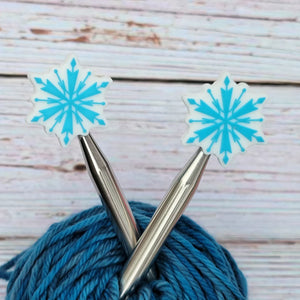 Stitch Stoppers/Point Protectors - Snowflake - Yarn Dragon Fibers
