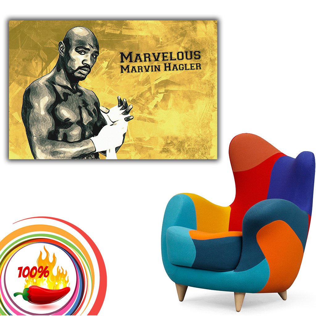 Marvelous Marvin Hagler Poster - My Hot Posters